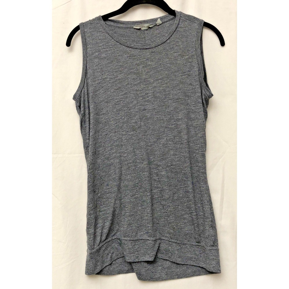 Athleta With Ease Women's‎ Gray Open Back Tank Activewear Athleisure Gym - Sz XS